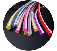 YINCKXY 8mm Separation Silicone Neon Tube Flexible LED Strip Diffuser for DIY Signs & Decor 1m(White)