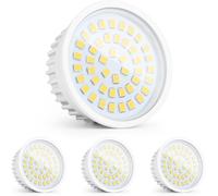 YindaLux 4 Pack LED Module 230V, Ultra Slim Ø50x23mm, 6W 600LM IP44, 120° Beam Angle, GU10/MR16 Replacement, 4000K/Dimmable, for Recessed Spotlights Downlight