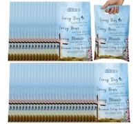 Yinder 150 Pcs Church Gift Bulk Plastic Religious Easter Christian Welcome Treat Bags Goody Bags with Handles Bible Verse Gifts for Mother's Day Women Church Party Supplies Party Favor Decoration