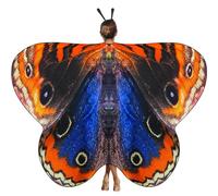 Yinder 2 Pcs Halloween Moth Wings Costume Butterfly Wings Shawl Moth Wings Cape Costume Accessory with Headband, As Shown in The Pictures, 197 x 125 cm/ 78 x 50 inches