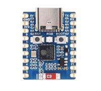 Yindhgdr 1 Piece ESP32 C6 Zero Development Board WiFi 6 ESP32 Mini Module Dual Processor Blue PCB Supports 2.4GHz WiFi Bluetooth LE Module