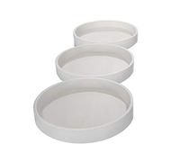 Yindhgdr 3 Pack Big DIY Round Coaster Silicone Mold, Diameter 3.94 inch/10cm, Molds for Casting with Resin, Cement