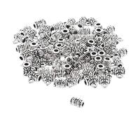 Yindhgdr 80 Pcs Tone Wire Tube Spacer Beads Bail 4x7mm