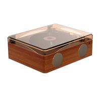 Yindhgdr CD Player Bluetooth 5.0 Rechargeable Built-in Speaker HIFI Music Player Lossless Playback Infrared Remote Control Easy Install Easy to Use,A