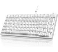 YINDIAO AK820 Mechanical Keyboard with CNC Knob Control,75% ANSI Layout,81Keys