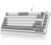 YINDIAO AK820 Mechanical Keyboard with CNC Knob Control,75% ANSI Layout,82Keys