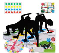 YINENGD Twistre Game for Kids Adult, Floor Mat Game with Spinner, Funny Balance Games Pad, Twisting Party Game for Children & Adults, Team, Family, Party