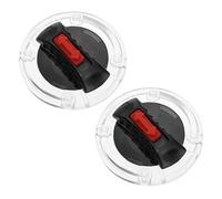YINETTECH 1 Pair Helmet Shield Lock Motorcycle Helmet Visor Clip Lenses Rotate Switch Compatible with LS2 Helmet Lens FF370 FF396 FF394 FF358 FF386 FF387 FF310 OF569 OF578