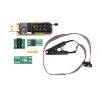 YINETTECH 1 Set CH341A 24/25 Series EEPROM Flash BIOS USB Programmer with SOIC8 SOP8 Adaptor Module for Motherboard Routing LCD Panel Programming