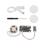 YINETTECH 1 Set Push Button MP3 Sound Module 8MB USB-C Port for DIY Greeting Card Craft Project