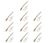 YINETTECH 10 Pack Anti Tangle Sleeves 52 mm Camouflage Carp Helicopter Rig Accessories Compatible with Quick Change Swivels