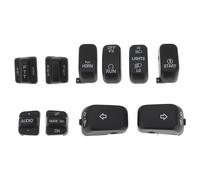 YINETTECH 10pcs Motorcycle Switch Cover Caps 71804-03 Compatible with Har-ley Davidson Sportster Dyna Softail