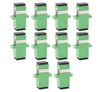 YINETTECH 10PCS SC Female to SC Female APC Coupler, Fiber Optic Adapter, Network Internet Connector, Compatible with Network Switch, Router, Fiber Optic Patch Panel