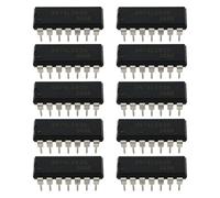YINETTECH 10Pcs SN74LS93N TI Integrated Circuit Chip 5V Suitable for Embedded Systems Retro Computer Logic Circuits