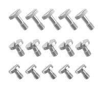 YINETTECH 15Pcs 1/4 Inch Camera Screw Kit Plate Mounting Screw 1/4 Inch Slotted Camera Screw Tripod Screw Quick Release Mounting Screw