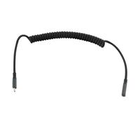 YINETTECH 1Pc Spiral Cable USB-C to USB-C Male to Female Extension Coiled Cable Suitable for Laptops Tablets Mobile Phones Etc (0.5 m to 1.8 m)