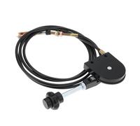 YINETTECH 2.5M Manual Flexible Throttle Control Cable for Excavator Engine Speed Lever Replacement