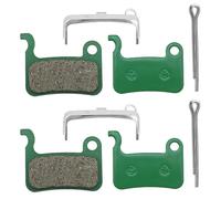 YINETTECH 2 Pairs Ceramic Brake Pads Compatible with Xiaomi Mi 3 E-Scooter Disc Brake Pad Scooter Replacement Part Accessory 32x27x4mm Green