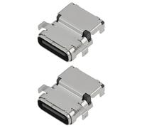 YINETTECH 2 Pcs Laptop Tpye-C Power Interface Port Socket Compatible with ASUS ChromeBook C423 C423N C425T