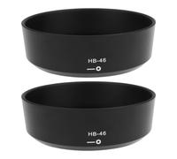 YINETTECH 2 Pcs Lens Hood Replace OEM HB-46 Compatible with Nikon AF-S DX 35mm f/1.8G 56 mm Bayonet Mount