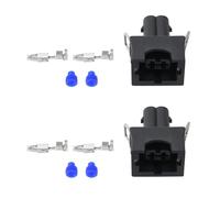 YINETTECH 2 sets 2 pin Waterproof Connector Connectors for Automotive 037906240 Replacement Sensor Plugs Compatible with Volkswagen Compatible with Skoda