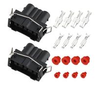 YINETTECH 2 Sets 4Pin Car Sensor Connector Fuel 357906231 Compatible with VW Compatible with Audi
