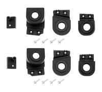 YINETTECH 2 Sets Front Right Left Headlight Bracket Repair Kit 4F0998122 4F0998121 Compatible with Audi A6