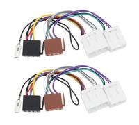 YINETTECH 2pcs 16-pin Car Radio Adapter Cable ISO Harness Compatible with Mazda up to 2000