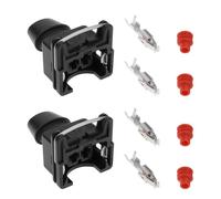 YINETTECH 2pcs 2 Pin Car JPT Coolant Temperature Sensor Plug Connector 026906161 Compatible with Audi Compatible with VW