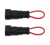 YINETTECH 2pcs 2 Pin Seat Switch Safety Bypass Connector Compatible with Kioti Compatible with Bobcat Tractor