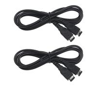YINETTECH 2Pcs 2 Player Link Cable Replacement Compatible with Nintendo Gameboy Advance/Gameboy Advance SP Consoles 2 Player Game Link Connect Cable Cord