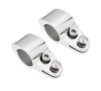 YINETTECH 2pcs 25mm Marine Jaw Slides Bimini Top Hinge 316 Stainless Steel for Boats Yachts