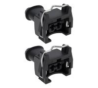 YINETTECH 2pcs 2Pin Wiring Cable Plugs 12521427615 Compatible with BMW