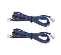 YINETTECH 2pcs 3D Printer Stepper Motor Extension Cables XH2.54-4P Female to Male Terminal Connector Cables Compatible with Voron2.4