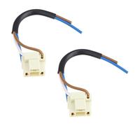 YINETTECH 2pcs 3Pin Car Headlight Connector Plug Wiring Harness Compatible with VW 161941165A 131941341