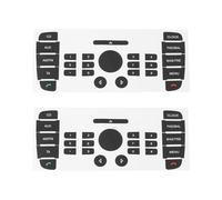 YINETTECH 2pcs Car CD Radio Buttons Stickers Compatible with Ford Mondeo 6000