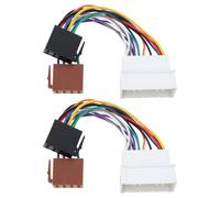 YINETTECH 2pcs Car Radio Adapter Cable ISO Harness Compatible with Kia 2005+