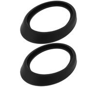 YINETTECH 2Pcs Car Roof Antenna Base Gasket 31x46mm Compatible with VW Golf MK4 Compatible with Mitsubishi