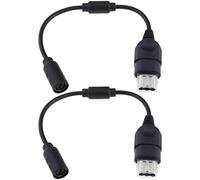 YINETTECH 2PCS Controller Breakaway Cable Compatible with Microsoft Xbox Consoles Controller Breakaway Converter Adapter Cable Cord Games Accessories 26cm