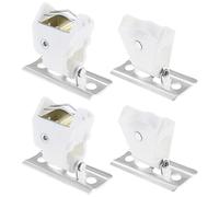 YINETTECH 2PCS Cord Idler Pulley & 2PCS Cord Lock Mechanism Swivel Type Roman Shade Cord Lock Window Blind Lock Home Blinds & Shades Accessories