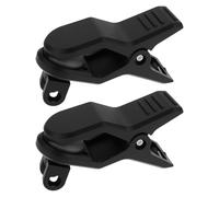 YINETTECH 2PCS Guitar Tuner Clip 48x16mm Suitable for Guitar Instrument Black