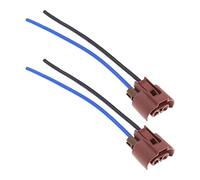 YINETTECH 2PCS HB3 HB4 9005 9006 Headlight Bulb Sockets Wiring Harness 2 Pin Fog Light Bulb Socket Repair Connector Plug Wire for Headlight Fog Light 12V 15cm