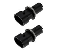 YINETTECH 2pcs License Plate Light Socket 1217215 90442396 Compatible with OPEL MERIVA B