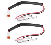 YINETTECH 2Pcs Motorcycle JWPF to Round Connector Adapter Cable Compatible with Ducati License Plate Light, 28cm