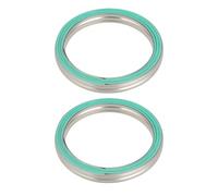 YINETTECH 2pcs Motorcycle Manifold Gaskets 42x34x5mm 14181-14D00 Compatible with Suzuki GSF1200 Bandit 1995-2006