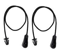 YINETTECH 2pcs Parcel Shelf String Rear Trunk Storage Bag Tray Straps String Plastic 4M51A46538AB Compatible with FOCUS MK2 2004-2012 Black