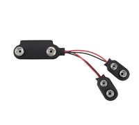 YINETTECH 2pcs PP3 to PP9 Battery Adapter for Vintage Transistor Radios