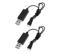 YINETTECH 2PCS Quadcopter USB Charging Cable 60cm 5V 3.7V Compatible with Sharper Image Quadcopter Drones