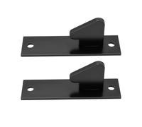 YINETTECH 2pcs Steel Spare Bolt On Gate Catch Latch Keep Door Strike Plate Catch Ring Hole Spacing 62mm Length 76mm Width 21mm Compatible with Suffolk Latch Keep