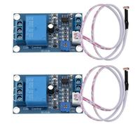 YINETTECH 2Pcs XH-M131 Photosensitive Resistor Module 12V Light Control Module Light Control Switch Photoresistor Relay Module Brightness Automatic Control